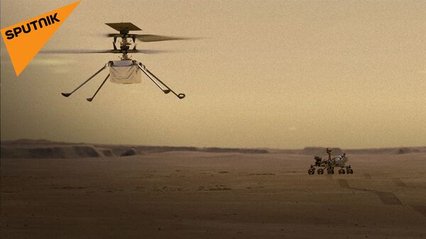 Первый полет на Марсе: NASA успешно запустило вертолет Ingenuity - Sputnik Южная Осетия