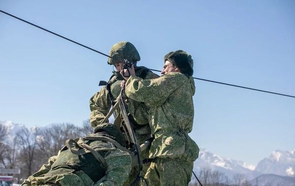 В Северной Осетии стартовал самый зрелищный этап всеармейского конкурса Военно-медицинская эстафета - Sputnik Южная Осетия