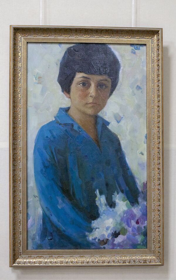 Альда. Портрет дочери. 1967 г.  - Sputnik Южная Осетия