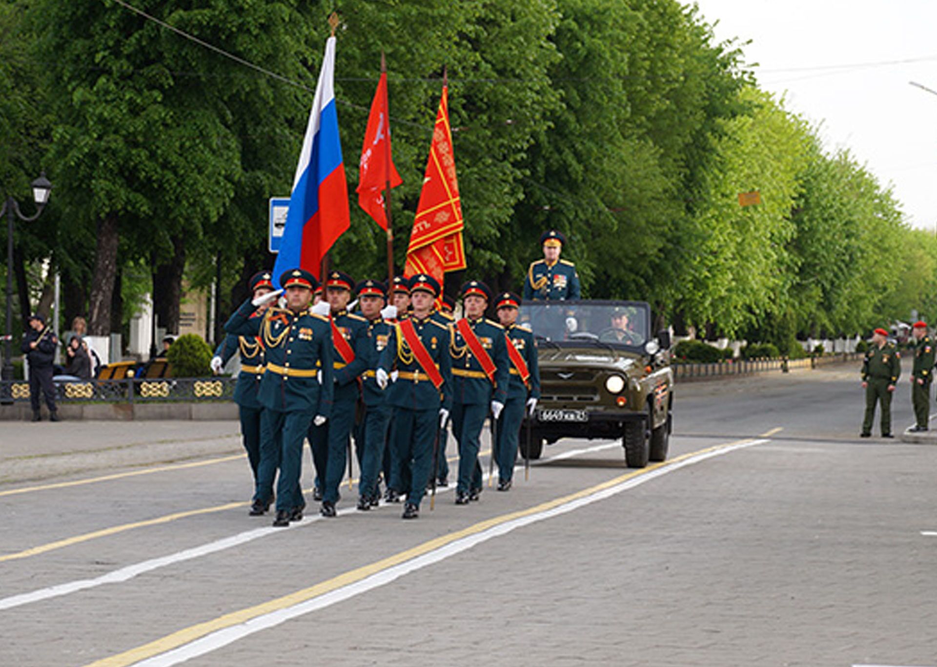 Во Владикавказе прошла первая тренировка парада Победы - Sputnik Южная Осетия, 1920, 29.04.2021