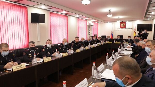 Министерства внутренних дел РЮО и РСО-Алания провели рабочую встречу - Sputnik Южная Осетия