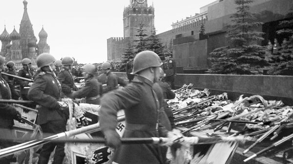 Парад Победы на Красной площади, 1945 год - Sputnik Южная Осетия