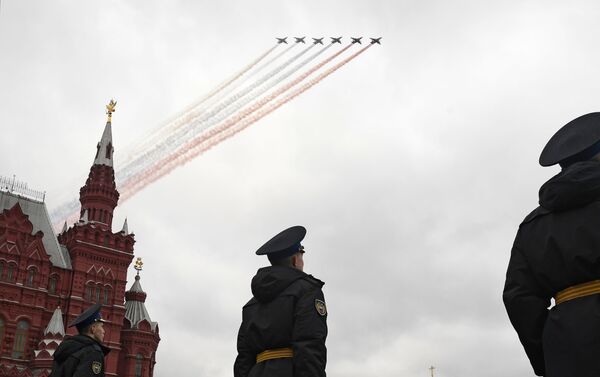 Воздушная часть парада в честь 76-й годовщины Победы - Sputnik Южная Осетия