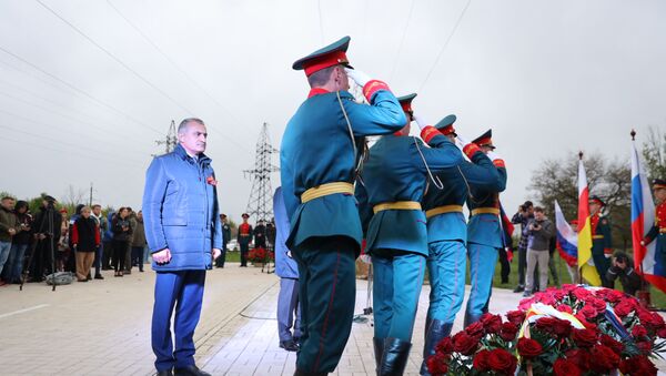 Открытие памятника павшим героям ДНР - Sputnik Южная Осетия