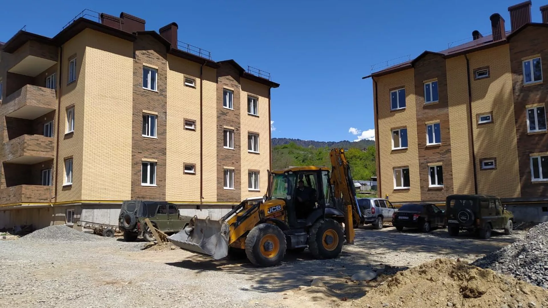 В Дзауском районе завершается строительство двух многоэтажных домов. 
