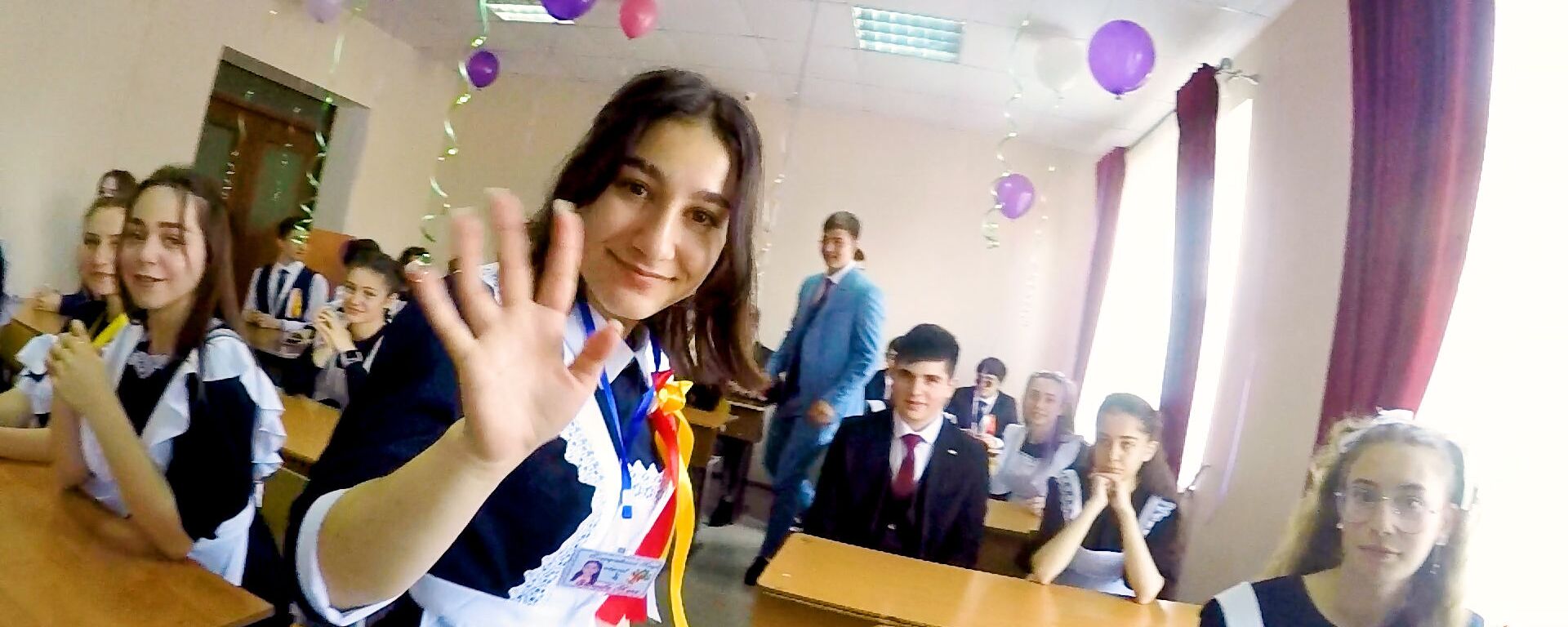 Последний звонок в Южной Осетии: как выпускники прощались со школой - видео - Sputnik Южная Осетия, 1920, 25.05.2021
