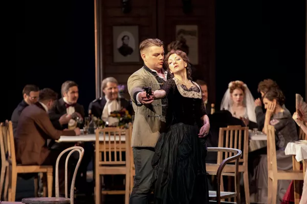 Спектакль Чехов – GALA на сцене Госдрамтеатра Южной Осетии Спектакль Чехов – GALA на сцене Госдрамтеатра Южной Осетии - Sputnik Южная Осетия