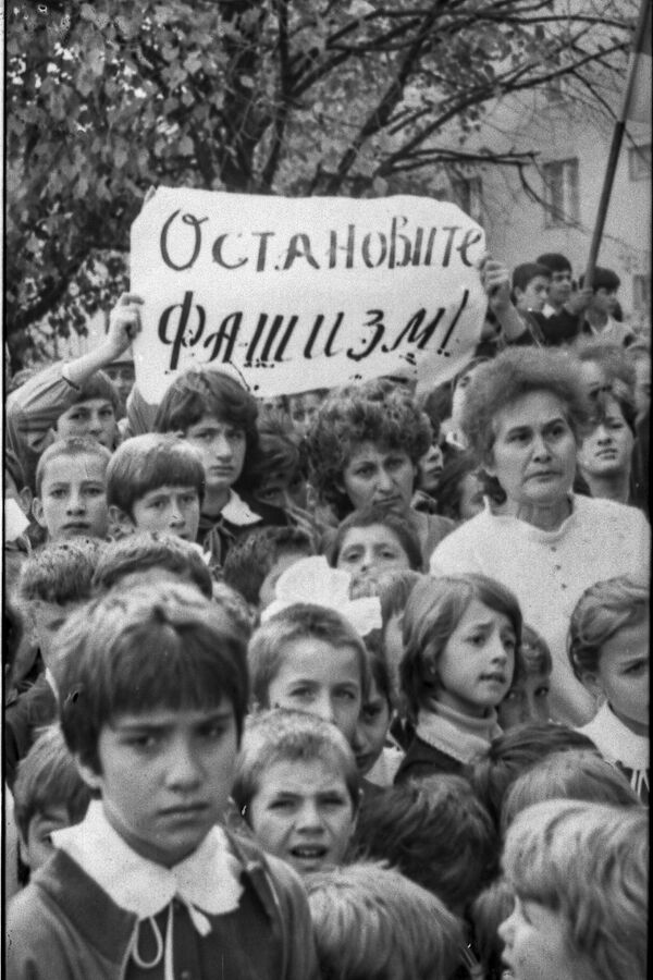 Митинг в Цхинвале. 1991 г. - Sputnik Южная Осетия