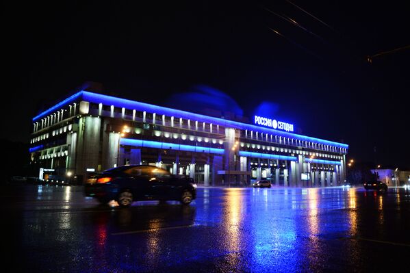 Здание международного информационного агентства Россия сегодня на Зубовском бульваре в Москве - Sputnik Южная Осетия