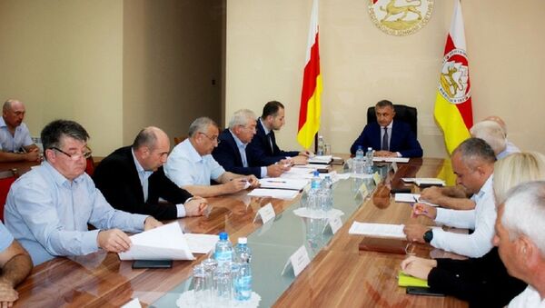Заседание штаба по реализации Инвестпрограммы - 2021  - Sputnik Южная Осетия
