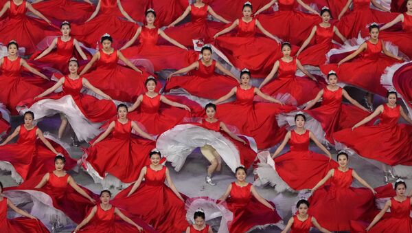 Артисты принимают участие в гала-шоу в преддверии 100-летия основания Коммунистической партии Китая в Пекине - Sputnik Южная Осетия