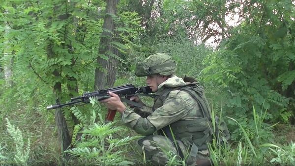 Разведчики ЮВО уничтожили группу диверсантов противника – видео   - Sputnik Южная Осетия