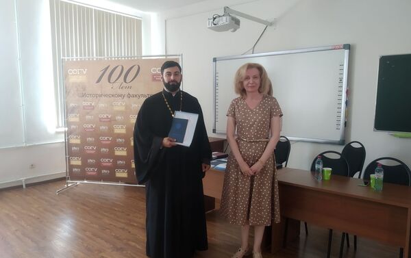 Вручение дипломов первым выпускникам направления подготовки Теология - Sputnik Южная Осетия