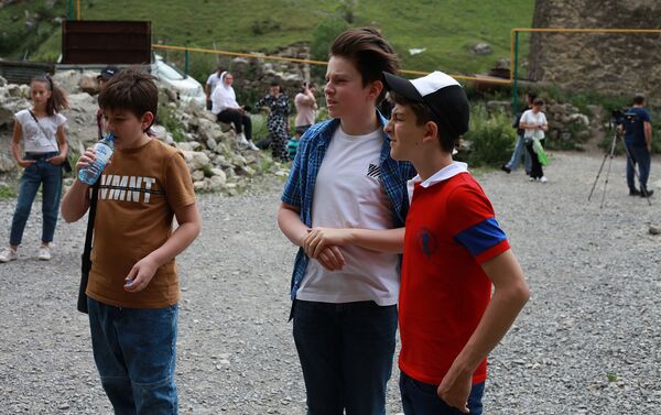 Съемки детского сериала Веретено - Sputnik Южная Осетия