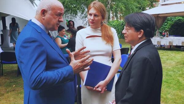 Встреча Дмитрия Медоева с Министром иностранных дел Республики Никарагуа Денисом Монкадой Колиндресом - Sputnik Южная Осетия