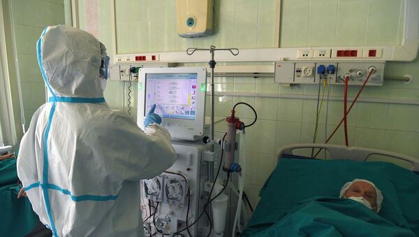 Лечение больных с COVID-19 в ГКБ №52 - Sputnik Южная Осетия
