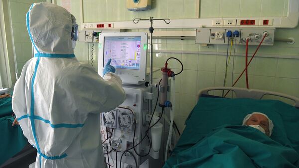 Лечение больных с COVID-19 в ГКБ №52 - Sputnik Южная Осетия