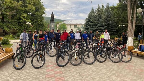 Участники велопробега Цхинвал-Квайса - Sputnik Южная Осетия
