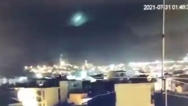 Падение метеорита возле Измира Турция - Sputnik Южная Осетия