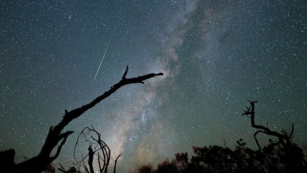 Млечный Путь и метеор Персеида над Мауна-Кеа - Sputnik Южная Осетия