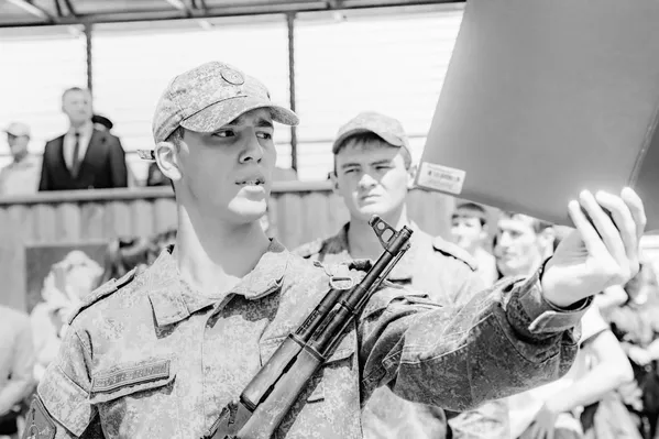 Приведение к присяге югоосетинских курсантов военных вузов РФ Приведение к присяге югоосетинских курсантов военных вузов РФ - Sputnik Южная Осетия