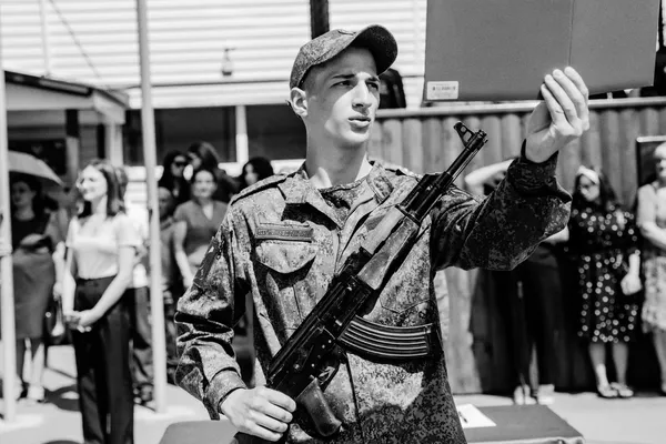 Приведение к присяге югоосетинских курсантов военных вузов РФ Приведение к присяге югоосетинских курсантов военных вузов РФ - Sputnik Южная Осетия