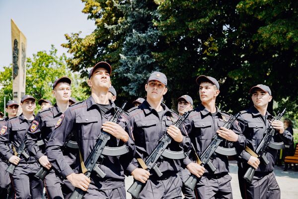 Приведение к присяге югоосетинских курсантов вузов РФ по линии МВД - Sputnik Южная Осетия