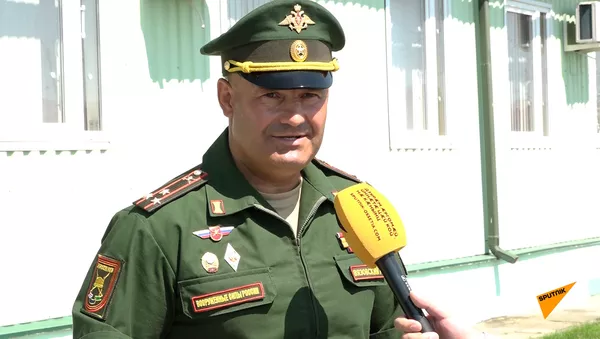 Командир 4-й российской гвардейской военной базы Роман Вязовский о проведении военного форума Армия-2021 - Sputnik Южная Осетия