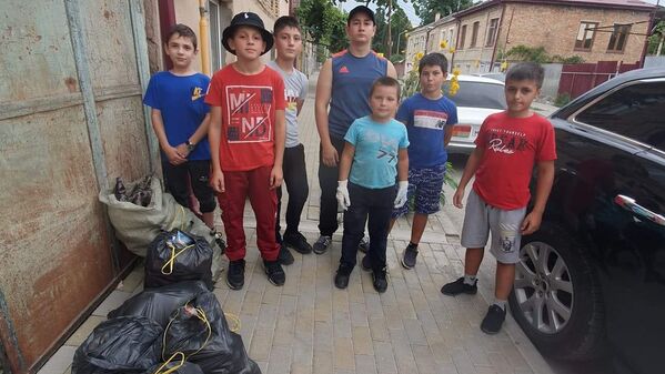 Экологическая акция по раздельному сбору мусора - Sputnik Южная Осетия