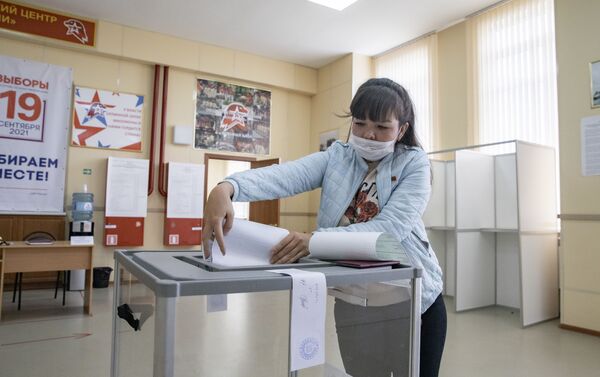 Досрочное голосование на 4-й российской военной базе - Sputnik Южная Осетия