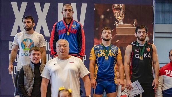 Борец Арслан Багаев выиграл международный турнир в Калининграде - Sputnik Южная Осетия