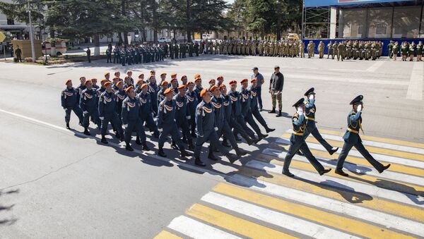 Генеральная репетиция Парада ко Дню республики - Sputnik Южная Осетия