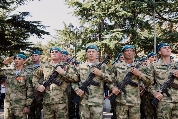 Военный парад в честь Дня Республики Южная Осетия  - Sputnik Южная Осетия