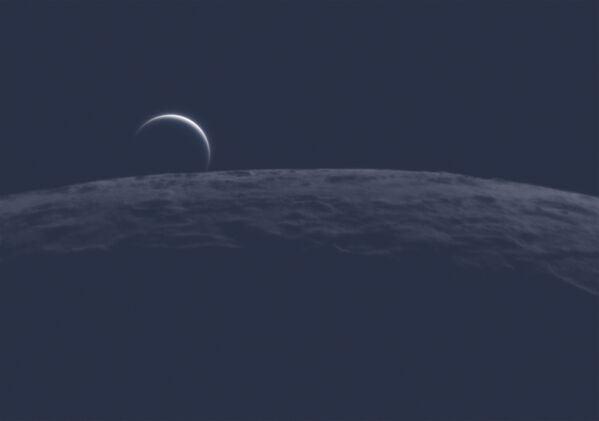 Снимок Beyond the Limb французского фотографа Nicolas Lefaudeux, ставший победителем в категории Our Moon конкурса Royal Observatory’s Astronomy Photographer of the Year 13 - Sputnik Южная Осетия