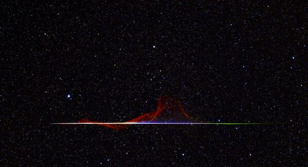 Снимок A Colourful Quadrantid Meteor американского фотографа Frank Kuszaj, ставший победителем в категории  Planets, Comets and Asteroids конкурса Royal Observatory’s Astronomy Photographer of the Year 13 - Sputnik Южная Осетия