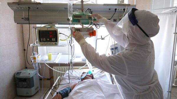 Лечение больных с Covid-19 в больнице скорой помощи в Волгограде - Sputnik Южная Осетия