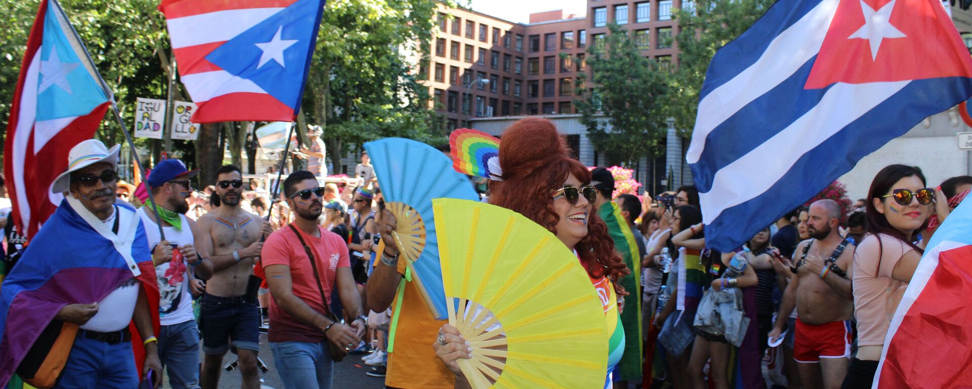 Крупнейший в Европе гей-парад в Мадриде - Sputnik Южная Осетия, 1920, 21.10.2021