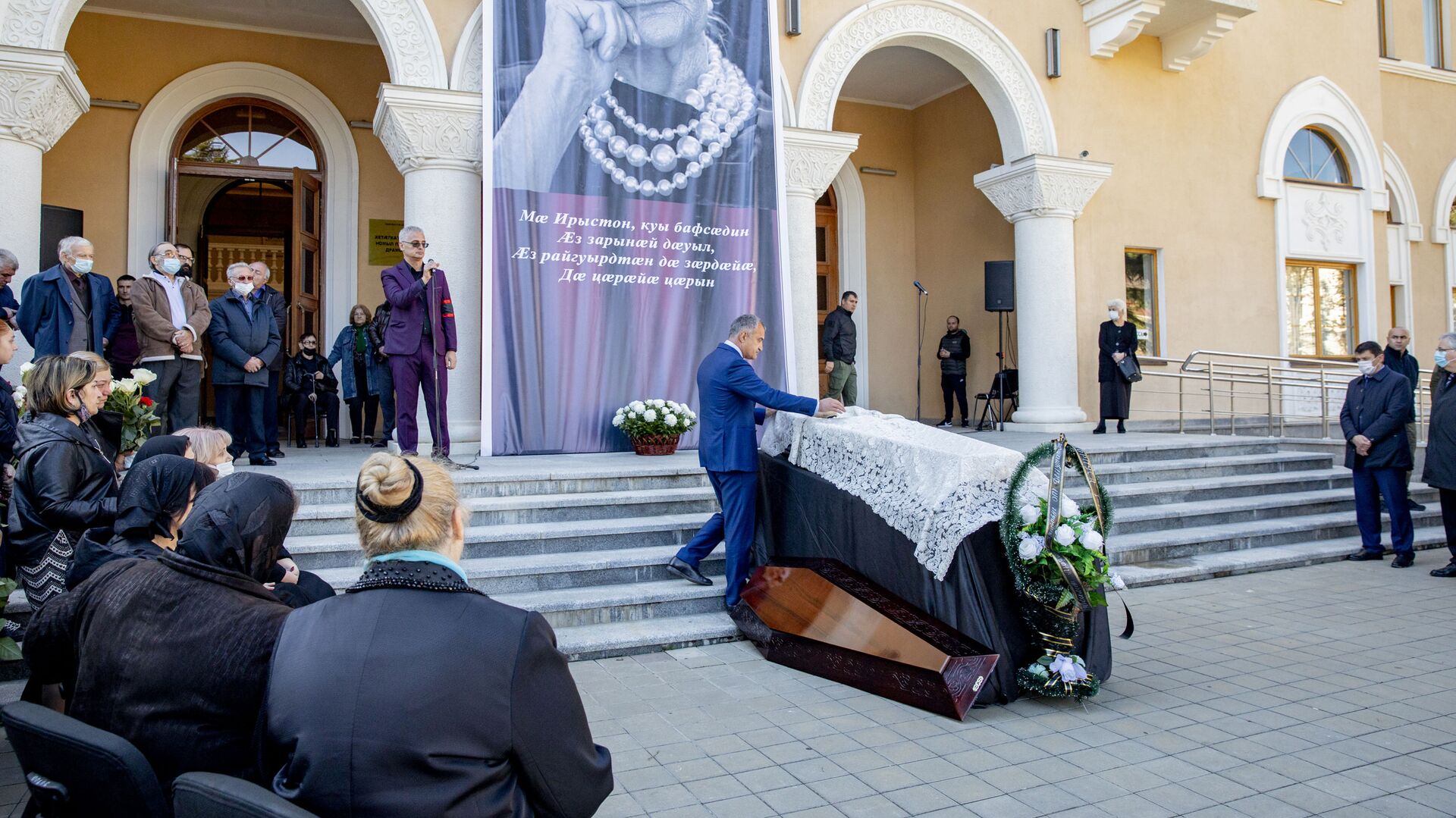 Похороны Людмилы Галавановой - Sputnik Южная Осетия, 1920, 22.10.2021
