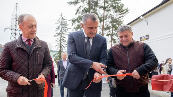 Открытие спортзала в поселке Дзау - Sputnik Южная Осетия