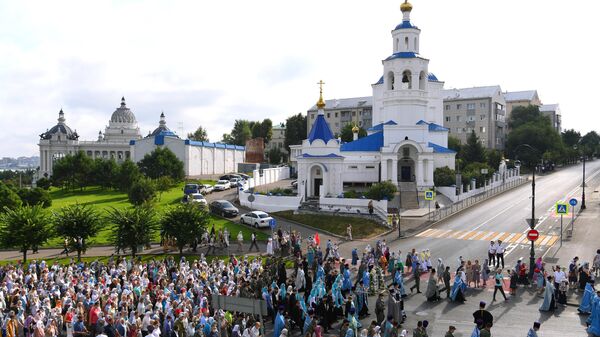 Празднование Дня Казанской иконы Божией Матери в Казани - Sputnik Южная Осетия