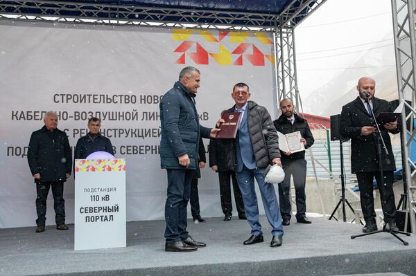 Открытие резервной ЛЭП в Южной Осетии - Sputnik Южная Осетия