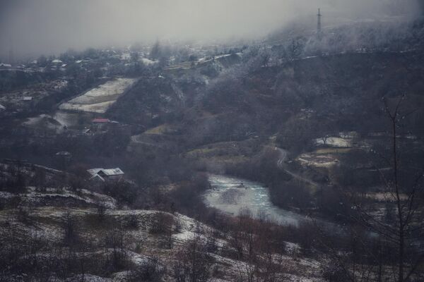 Снег в горах Осетии - Sputnik Южная Осетия