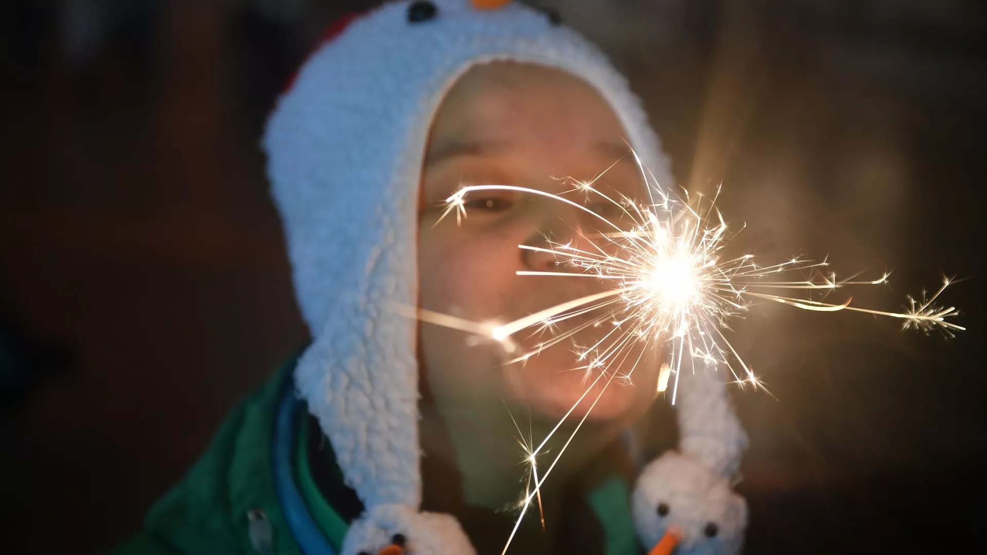Во время новогодних гуляний