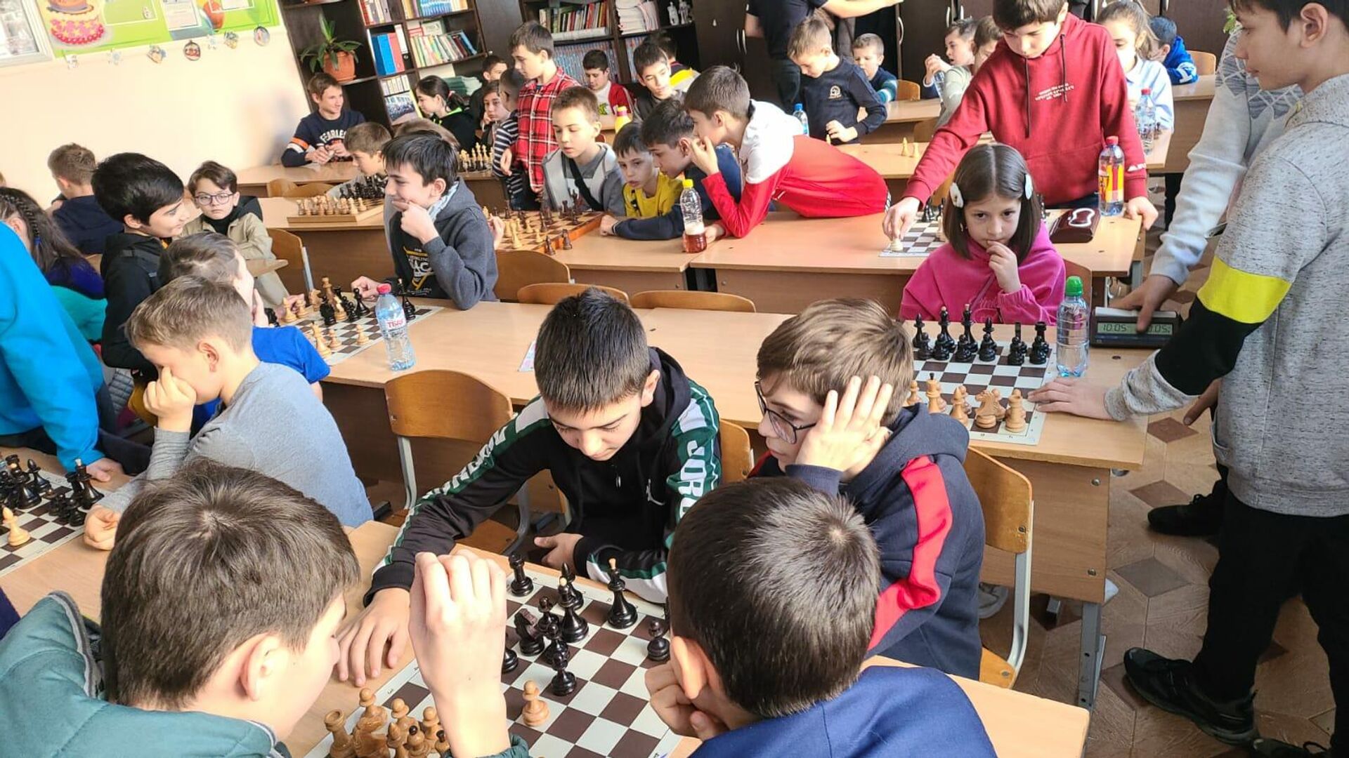 Детский турнирах по шахматам среди школьников в Северной Осетии - Sputnik Южная Осетия, 1920, 19.12.2021