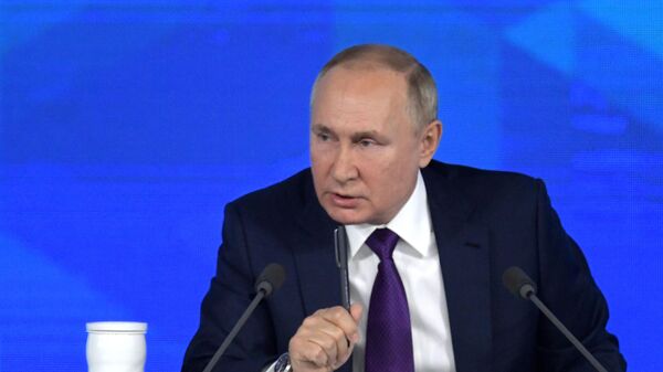 Ежегодная пресс-конференция президента России Владимира Путина - Sputnik Южная Осетия