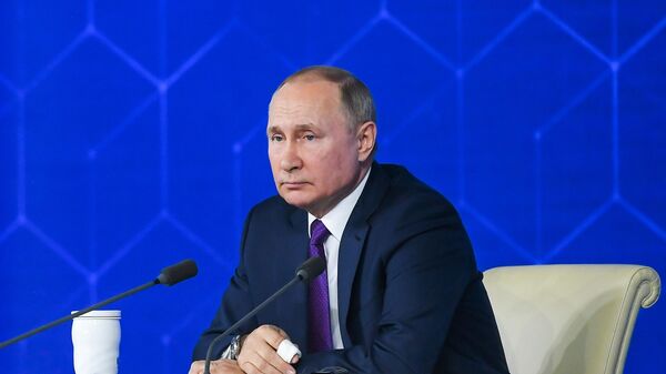 Ежегодная пресс-конференция президента России Владимира Путина - Sputnik Южная Осетия