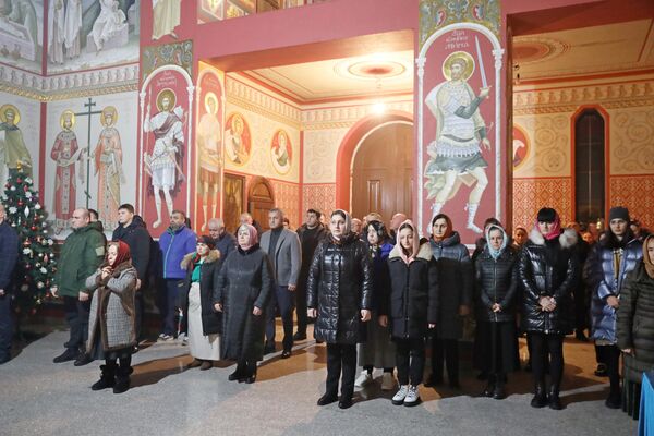 Праздник Крещения Господня в Храме Пресвятой Троицы - Sputnik Южная Осетия