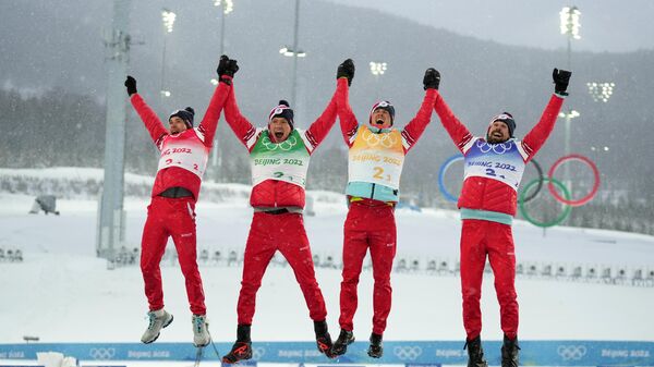 Олимпиада-2022. Лыжные гонки. Мужчины. Эстафета - Sputnik Южная Осетия