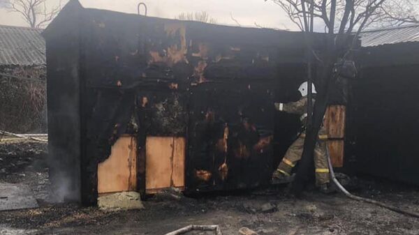 Пожар в Ленингорском районе - Sputnik Южная Осетия
