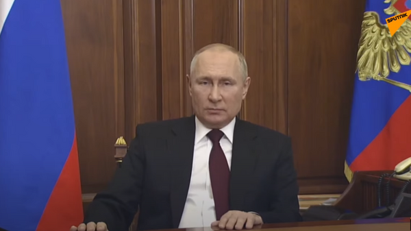 Видеообращение Владимира Путина - Sputnik Южная Осетия